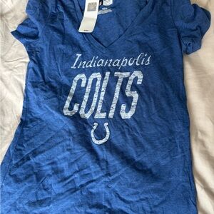 Indianapolis Colts Blue V-Neck T-Shirt